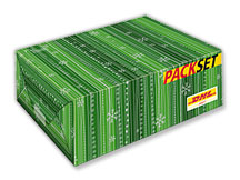 Classy elephant poop in beautiful cardbox